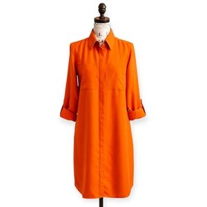MICHAEL Michael Kors 100% Silk Shirtdress Sz Small